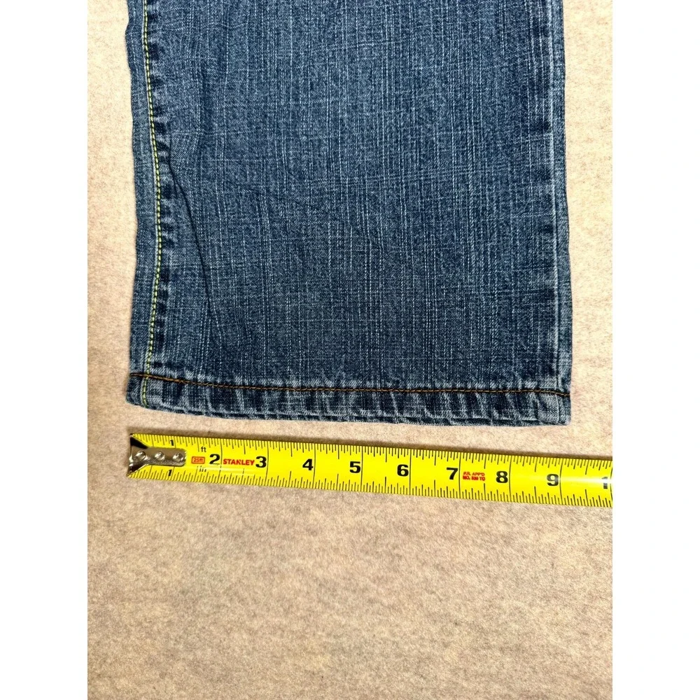 Levis 501 Straight Jeans Mens 36x32 Blue Denim Medium Wash‎ Mid Rise Button Fly